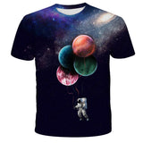 Digital Print Astronaut T-Shirt - Enfance-Heureuse