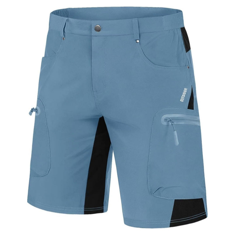 Men's Outdoor Mountaineering Shorts Multi-pocket Casual Cargo Shorts - Enfance-Heureuse