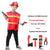Children's Performance Wear Firefighter Worker Professional Role Play
