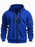 Zipper Hooded Sweatshirt Men's Sports Casual Cardigan Coat