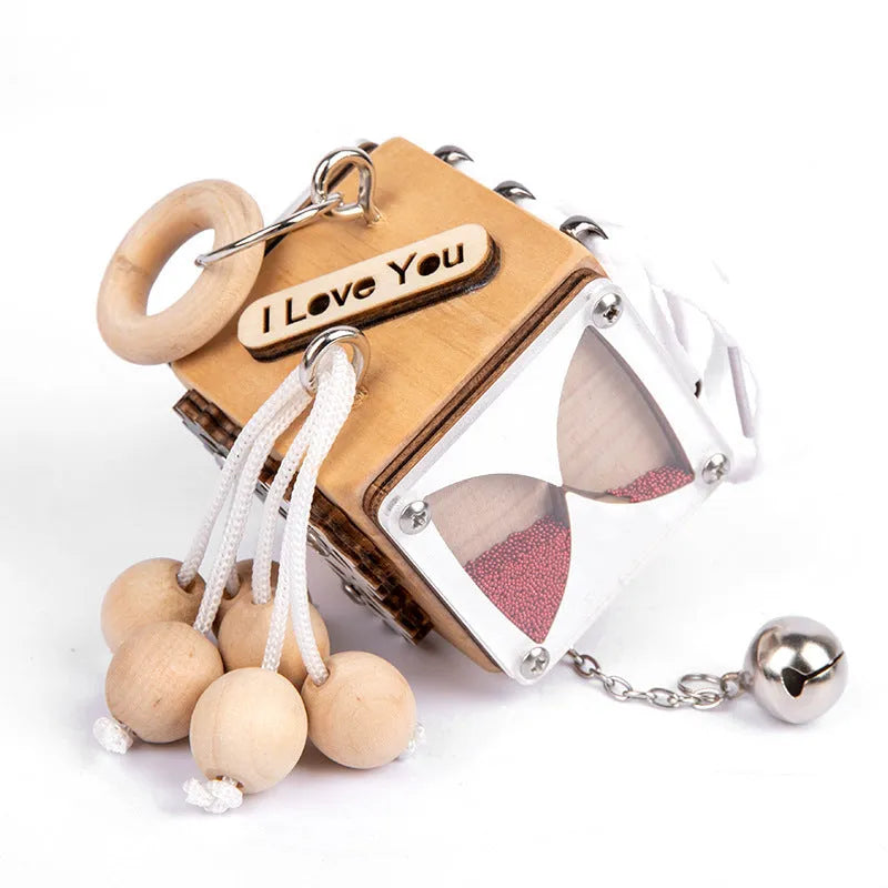 Busy Block Children's Montessori Early Education Teaching Aids Kindergarten Montessori Unlocking Toys - Enfance-Heureuse