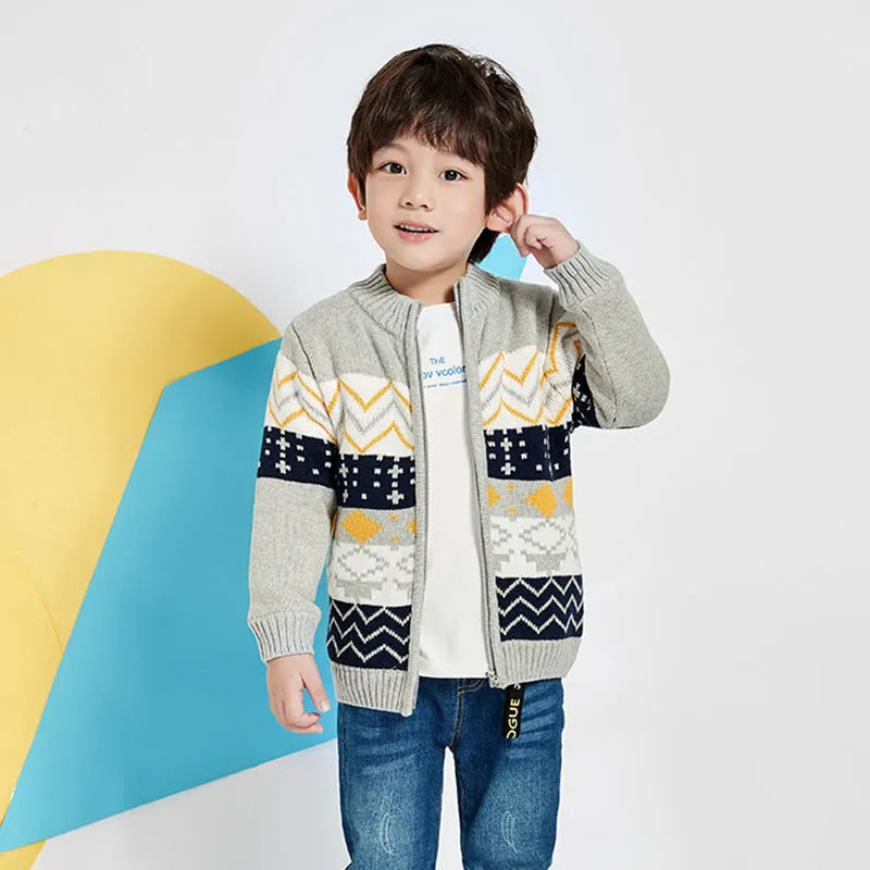 Cardigan en tricot épais pour enfants - Enfance-Heureuse