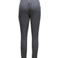Ladies' Thousand Bird Grid Design Button Casual High Waist Slimming Pants - Enfance-Heureuse