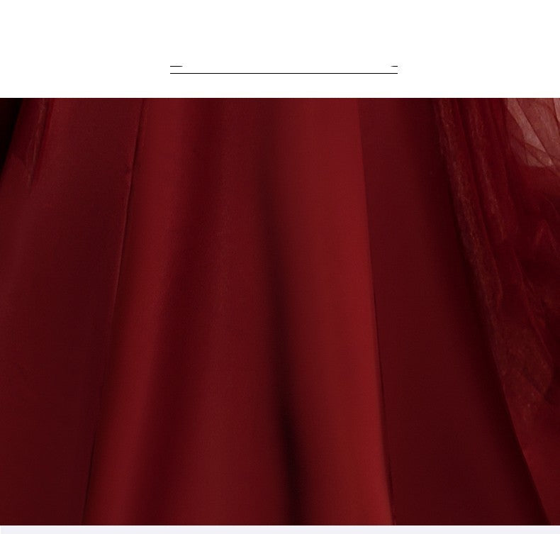 Fish Tail Toast Dress Bride Girl - Enfance-Heureuse