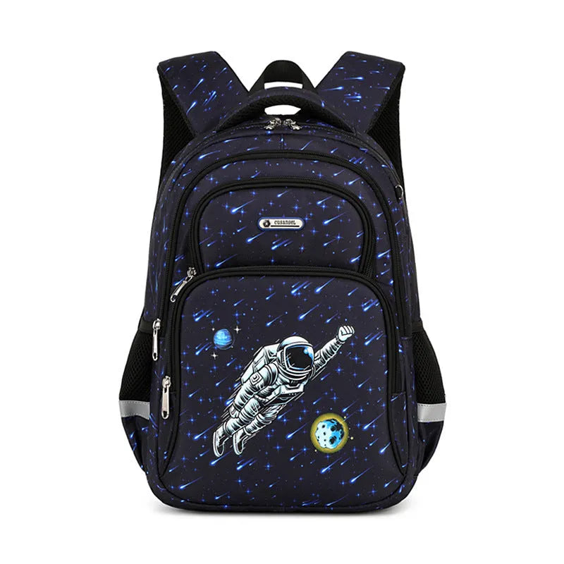 Primary School Student Schoolbag Boys Stylish And Lightweight Grade 1-3 Children Backpack - Enfance-Heureuse