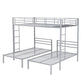 Full Over Twin Twin Size Bunk Bed With Built-in Shelf - Enfance-Heureuse