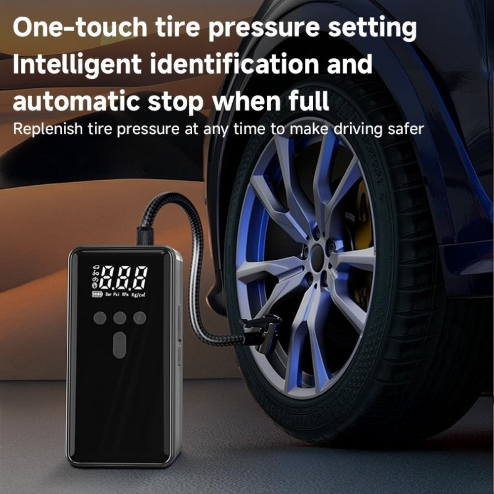 Car Battery Starter With Air Compressor 12V 2000A Car Battery Starter Digital Tire Inflator - Enfance-Heureuse