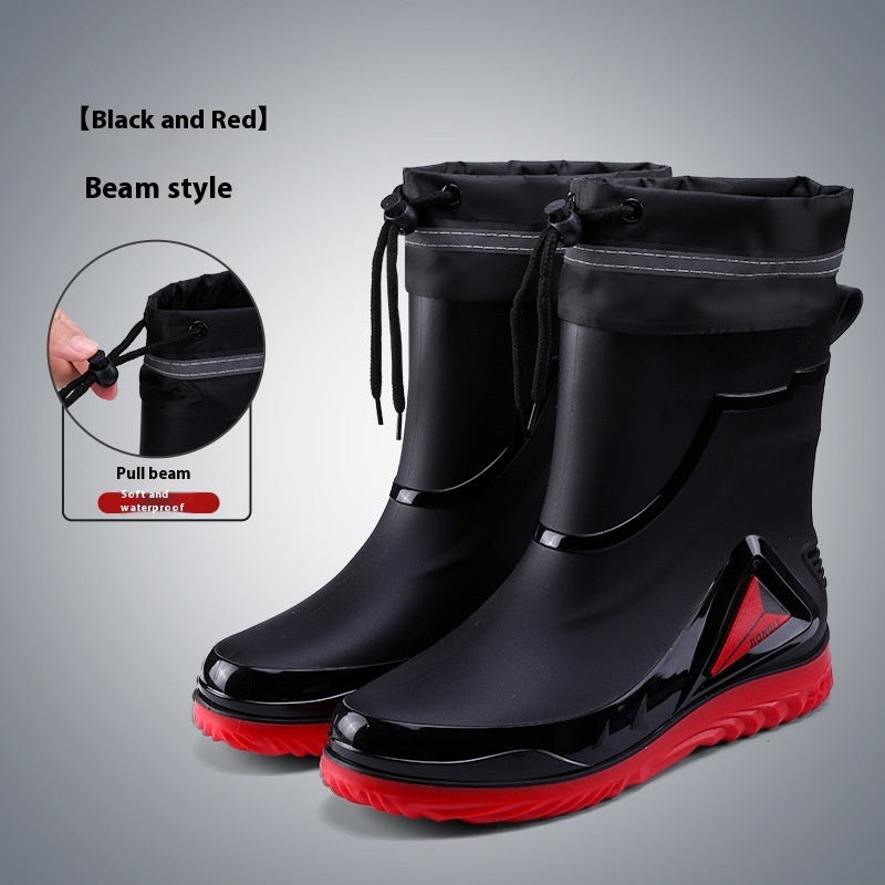 Closed Waterproof Shoes Outdoor Rubber Boots - Enfance-Heureuse