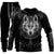 3D Wolf Print Tracksuit Men Sportswear Hooded Sweatsuit Two Piece Outdoors Running Fitness Mens Clothing Jogging Set - Enfance-Heureuse