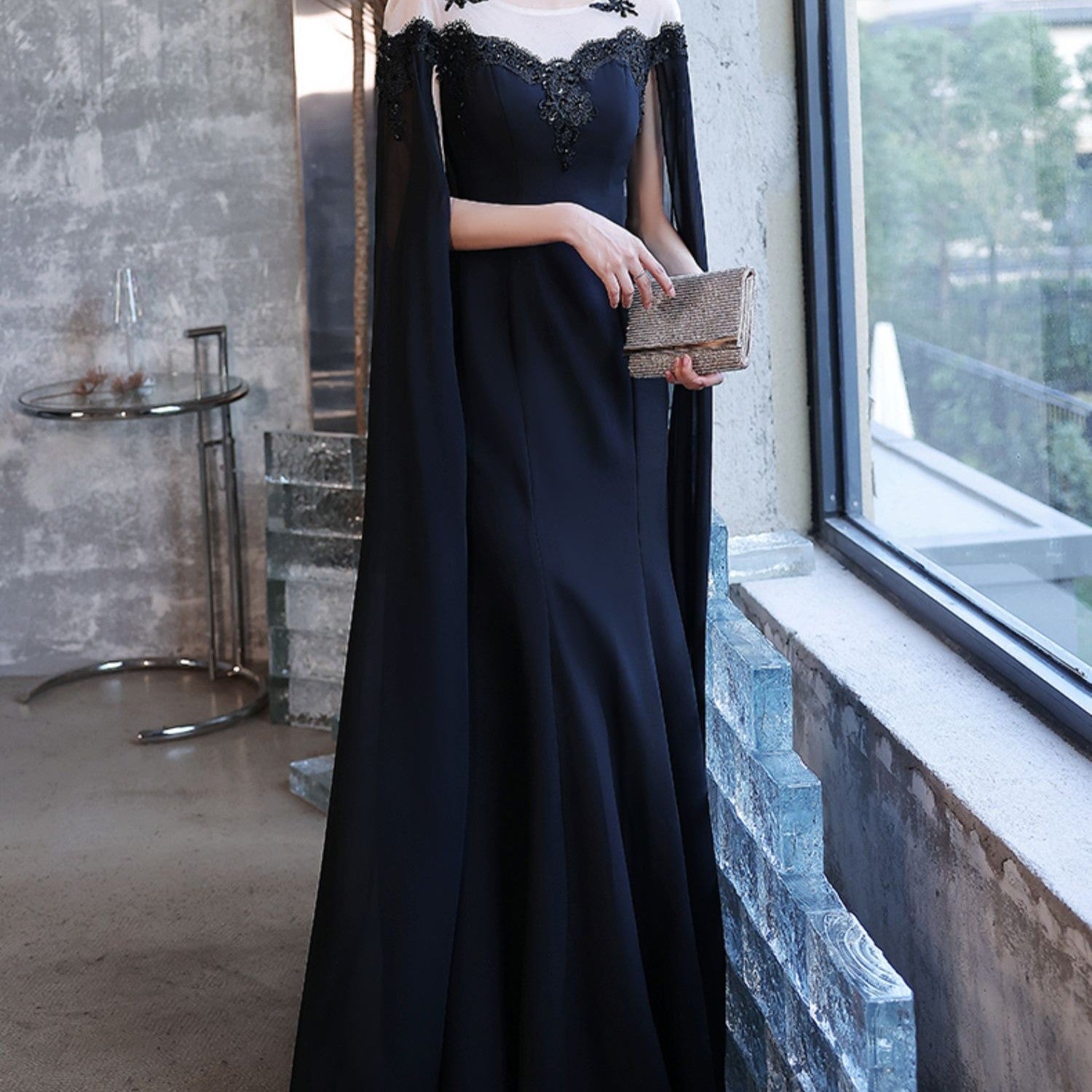 Black Evening Dress For Women With A High-end Feel - Enfance-Heureuse